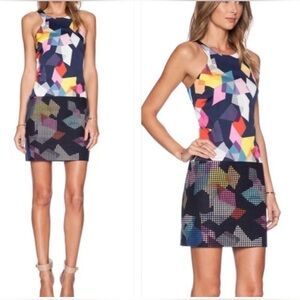 Trina Turk Aptos Multicolor Sleeveless Geometric Print Women’s 6 Dress